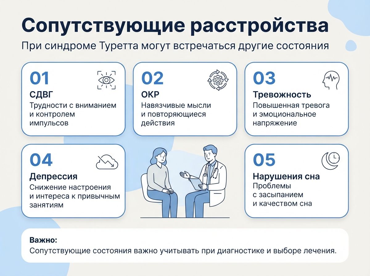 Лечение синдрома Туретта в Энгельсе инфографика